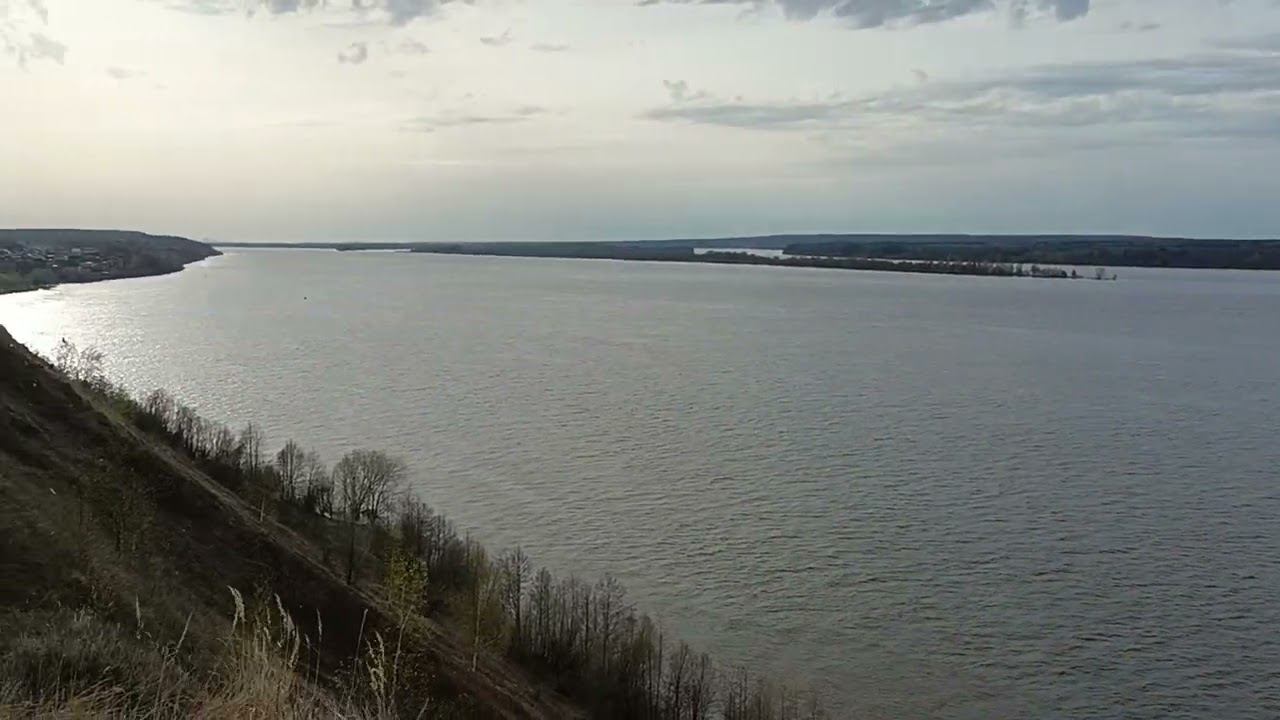 Вид с Государевой горы на Волгу. смотреть онлайн