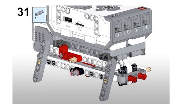 Жорғалаушы робот құрастыру // Lego EV3 Walking Robot Lego смотреть онлайн