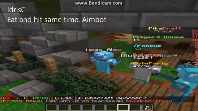 PikaNetwork Prison Hackers and kit Pvp Oct 11 2015 смотреть онлайн