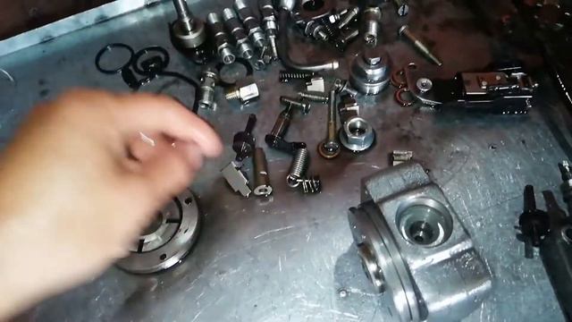 assemble diesel pump (mitsubishi 4D56) смотреть онлайн
