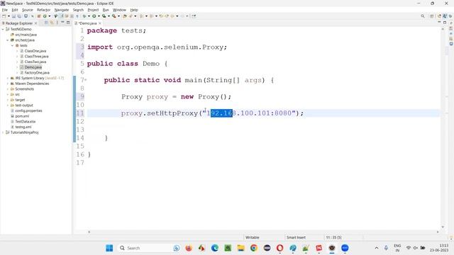 How can you redirect browsing from a browser through some proxy (Selenium Interview Question #335) смотреть онлайн