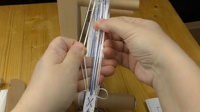 Ткачество лент - простые балтийские узоры на 5 нитей смотреть онлайн