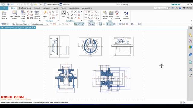EXPORTS NX DRAWING FILE TO PDF. | NX 12.0.1| смотреть онлайн