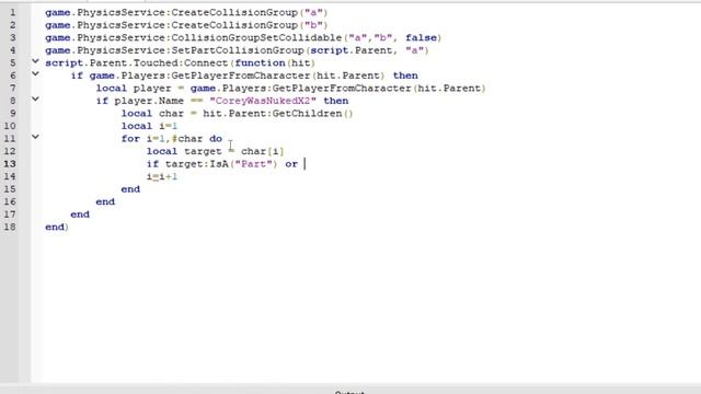 Collision Groups | Roblox Studio смотреть онлайн