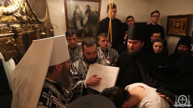 Монашеский постриг выпускника КДА