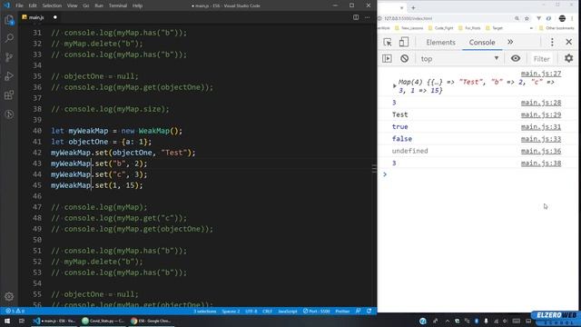 Learn ECMAScript 6 in Arabic #29 - Map vs WeakMap смотреть онлайн