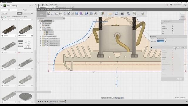 Fusion 360 Вакуумная формовка 2/3 смотреть онлайн