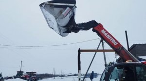 Телескопический погрузчик Manitou  MLT-731 экспресс-обзор от Николая Нарватова