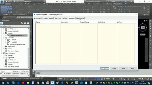 Aula_10_GERANDO CORREDORES Civil 3D - Civil 3D - Aula Turma de Ferrovias 2019.1 смотреть онлайн