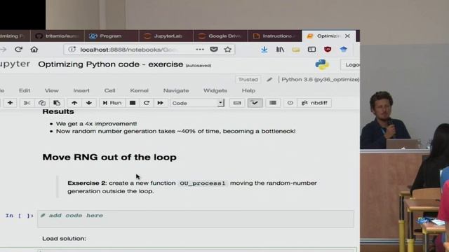 EuroSciPy Advanced Session - A tour of Python profiling and optimization смотреть онлайн