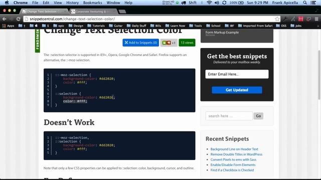 How to Change Text Selection Color_ CSS Code Snippet in Hindi & Urdu смотреть онлайн