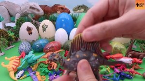 Яйца динозавров. Лот игрушек из яиц динозавров. Jurassic World