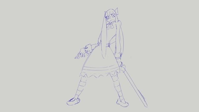 STOCKING - Panty & Stocking with Garterbelt | Digital Art Timelapse with music смотреть онлайн