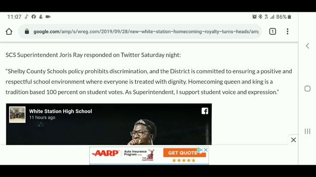 Brandon Allen, White Station High School in Memphis crowned Homecoming Queen...🤷♂️ смотреть онлайн