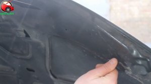 Установка упора / амортизатора капота на Renault Symbol (www.upora.net)