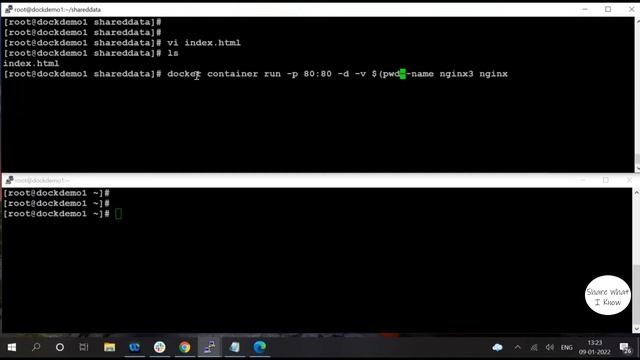 #DOC014 How to share directories with docker and code from host #docker #kubernetes смотреть онлайн