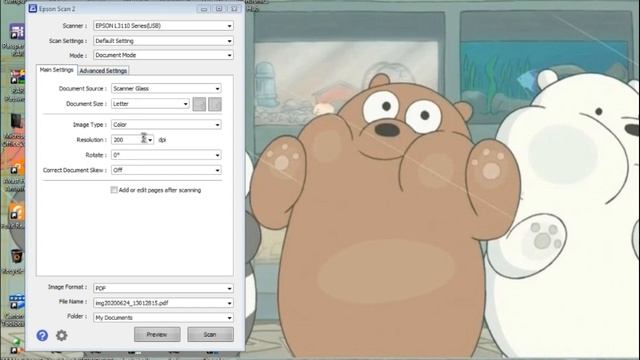 HOW TO SCAN A DOCUMENT OR PHOTOS | EPSON L3110 смотреть онлайн