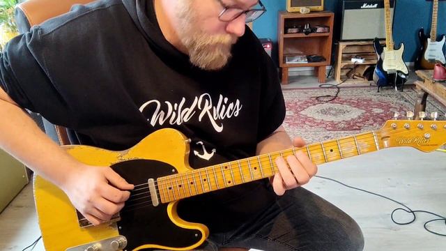 Fender Tone Master Deluxe Reverb with Wild Relics Brocaster "Dirty Dörte" смотреть онлайн