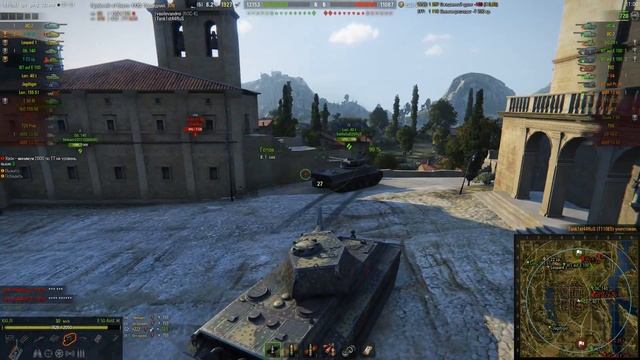 Е50м - Командная игра на карте Монастырь (Воин, 5000 урона) Как играют статисты World Of Tanks  #Wo