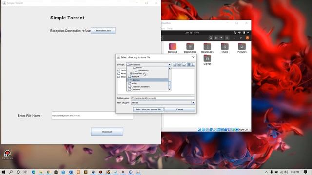 CARA MEMBUAT FILE TRANSFER SOCKET PROGRAMMING -( CLIENT SERVER ) смотреть онлайн
