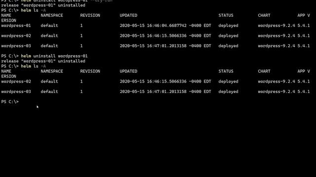 Learning Helm 3 - Uninstall Command смотреть онлайн