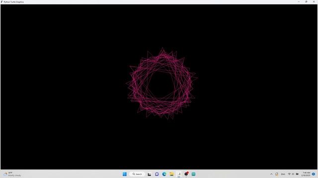 Python Turtle Vibrant Circle смотреть онлайн