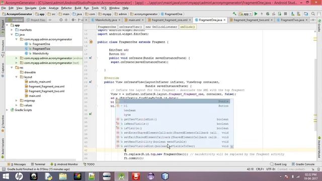 Fragments Demo- Finding Acronym смотреть онлайн