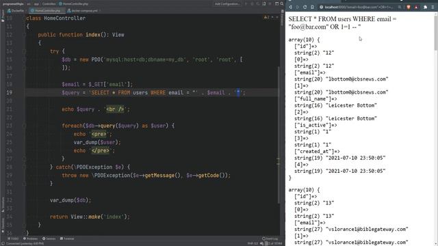 64 PHP PDO Tutorial Part 1 - Prepared Statements - SQL Injection - Full PHP 8 Tutorial смотреть онлайн
