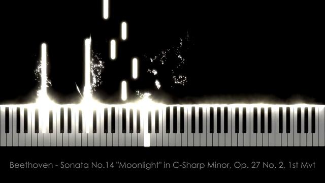 Beethoven - Moonlight Sonata (Piano Sonata No. 14, Op. 27 No. 2, 1st Movement) смотреть онлайн