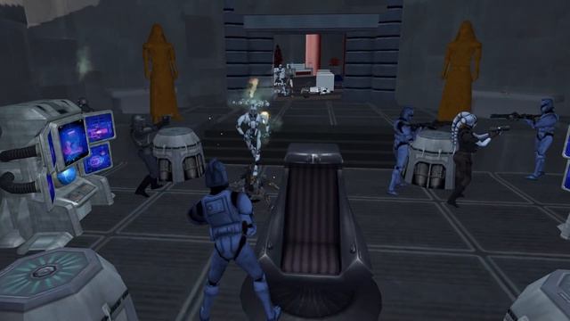 Fox's Coruscant Guard Clones Protect the Senate! - Men of War: Star Wars Mod Battle Simulator смотреть онлайн