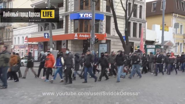 Антимайдан Одесса, 23.02.14 г. смотреть онлайн