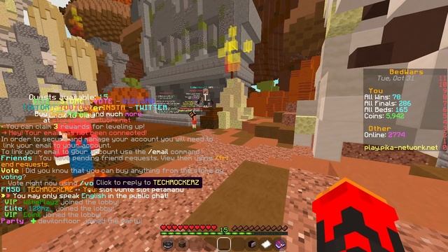 Halloween Day! - Minecraft Bedwars Live - Telugu - The Devil Boy Yt смотреть онлайн
