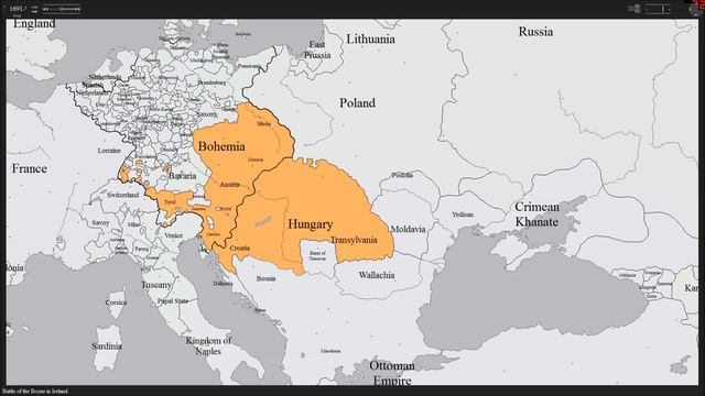 History Map Of Austria