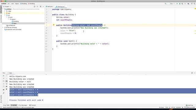 Конструкторы в Java для новичков в программировании смотреть онлайн