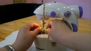 Mini Sewing Machine. Машинка капризничает.... Почему рвется верхняя нить?