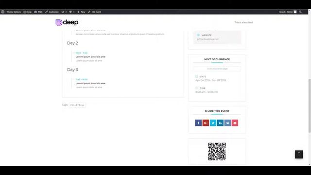 Modern Events Calendar - Settings смотреть онлайн