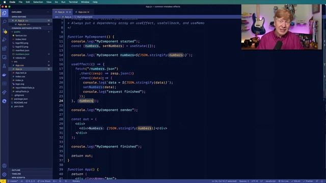Common React Mistakes: useEffect - Part 1 смотреть онлайн