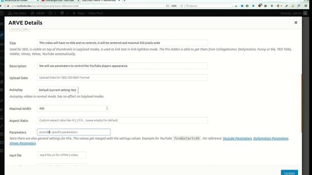 How to use ARVE Advanced Responsive Video Embedder смотреть онлайн