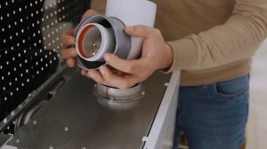 Как подключить коаксиальный дымоход 60/100 к котлу Baxi.