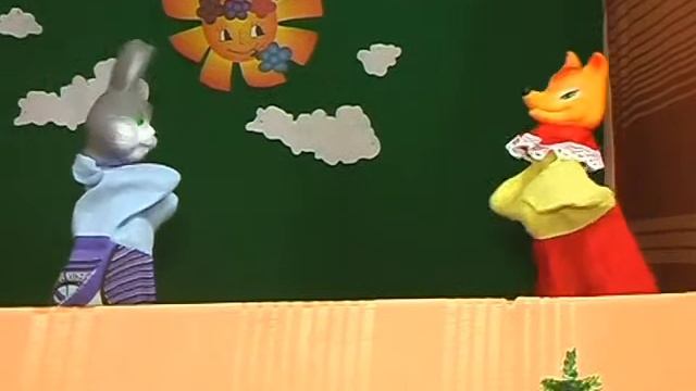 В детской библиотеке школьника показали кукольный спектакль. Март 2013 год. смотреть онлайн