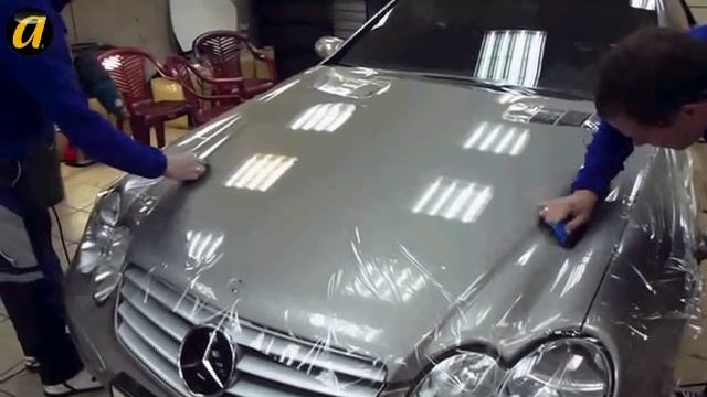 Оклеивание капота Mercedes - Autosecurity смотреть онлайн