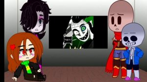 реакция персонажей андертейл на хоррортейл часть 9