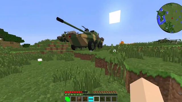Minecraft Flans mod VehicleNPC Test (Using NGT/MC Terrain and Custom NPCs) смотреть онлайн