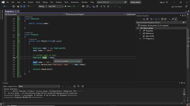 Structures (struct) and Enumerations (enum) in C# - C# .NET Complete Course in Telugu-Lesson 25 смотреть онлайн
