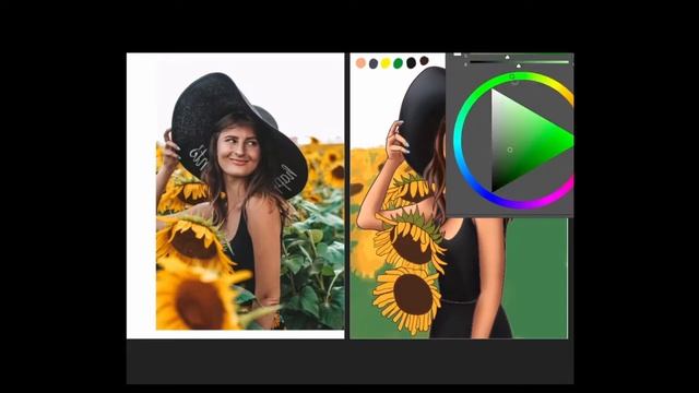 Портрет в Adobe Photoshop на графическом планшете. SPEED ART смотреть онлайн