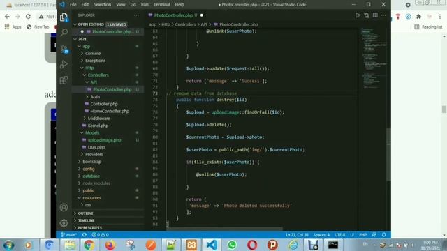Laravel VueJs with upload image смотреть онлайн