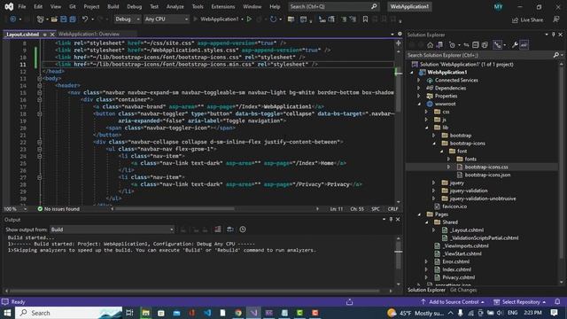 How to use Bootstrap Icons in Dot Net Core | Bootstrap Icon with ASP.NET смотреть онлайн