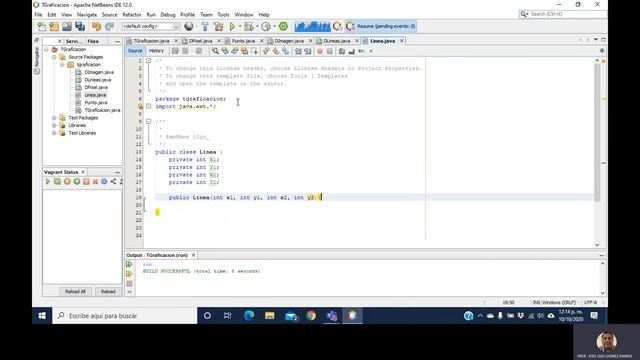 Dibujar líneas con Java смотреть онлайн