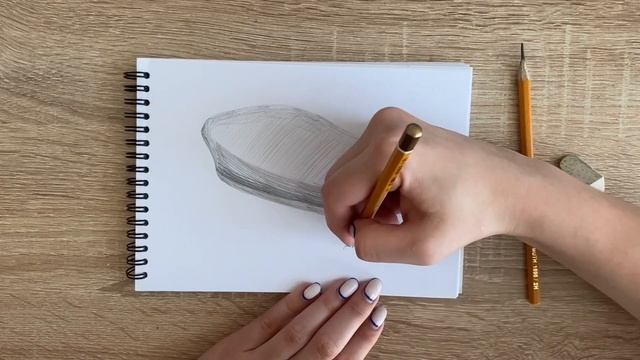 Как нарисовать берет карандашом | Рисунок для начинающих поэтапно смотреть онлайн