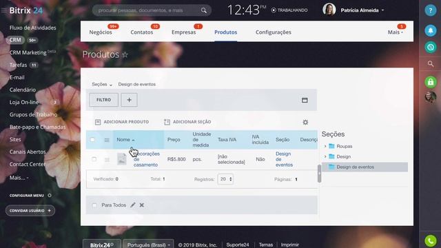 Adicionar um produto no Bitrix24 CRM смотреть онлайн